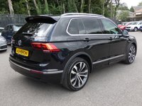 USED 2019 19 VOLKSWAGEN TIGUAN 1.5 TSI EVO R-Line 5d DSG 150 S/S UPGRADE PARK ASSIST WITH AREA VIEW CAMERA, UPGRADE KEYLESS ENTRY START & ELECTRIC TAILGATE, PANORAMIC GLASS SUNROOF, VIRTUAL COCKPIT, SAT NAV, APP CONNECT FOR APPLE CAR PLAY / ANDROID AUTO, HEATED FRONT SEATS, ADAPTIVE CRUISE CONTROL, LANE ASSIST WITH ADAPTIVE LANE GUIDANCE, FRONT ASSIST, DYNAMIC ROAD SIGN DISPLAY, DAB RADIO, BLUETOOTH, FRONT & REAR PARKING SENSORS WITH DISPLAY, 20 INCH ALLOY WHEELS,  AUTO LIGHTS + WIPERS, AUTO HOLD, ELECTRIC FOLDING MIRRORS, SPACE SAVER SPARE, SERVICE HISTORY