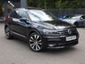 USED 2019 19 VOLKSWAGEN TIGUAN 1.5 TSI EVO R-Line 5d DSG 150 S/S UPGRADE PARK ASSIST WITH AREA VIEW CAMERA, UPGRADE KEYLESS ENTRY START & ELECTRIC TAILGATE, PANORAMIC GLASS SUNROOF, VIRTUAL COCKPIT, SAT NAV, APP CONNECT FOR APPLE CAR PLAY / ANDROID AUTO, HEATED FRONT SEATS, ADAPTIVE CRUISE CONTROL, LANE ASSIST WITH ADAPTIVE LANE GUIDANCE, FRONT ASSIST, DYNAMIC ROAD SIGN DISPLAY, DAB RADIO, BLUETOOTH, FRONT & REAR PARKING SENSORS WITH DISPLAY, 20 INCH ALLOY WHEELS,  AUTO LIGHTS + WIPERS, AUTO HOLD, ELECTRIC FOLDING MIRRORS, SPACE SAVER SPARE, SERVICE HISTORY