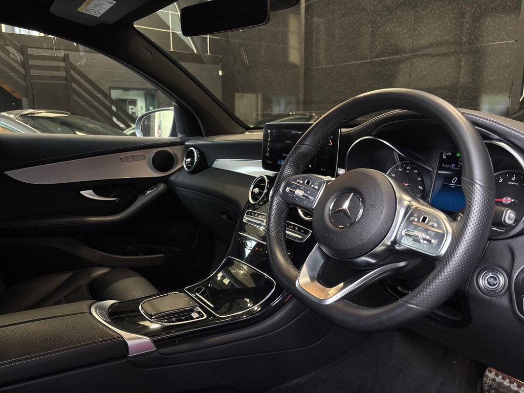 USED 2023 D MERCEDES-BENZ GLC 2.0 GLC300h MHEV AMG Line Coupe 5dr Petrol Hybrid G-Tronic+ 4MATIC Euro 6 (s/s) (272 ps) MERCEDES WARRANTY | CARPLAY