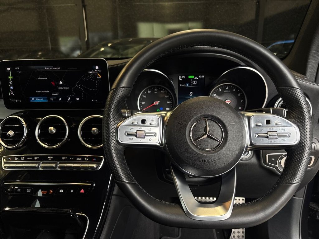 USED 2023 D MERCEDES-BENZ GLC 2.0 GLC300h MHEV AMG Line Coupe 5dr Petrol Hybrid G-Tronic+ 4MATIC Euro 6 (s/s) (272 ps) MERCEDES WARRANTY | CARPLAY