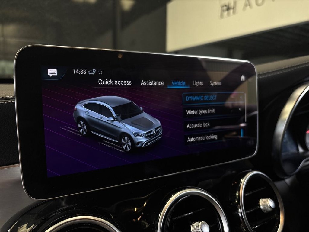 USED 2023 D MERCEDES-BENZ GLC 2.0 GLC300h MHEV AMG Line Coupe 5dr Petrol Hybrid G-Tronic+ 4MATIC Euro 6 (s/s) (272 ps) MERCEDES WARRANTY | CARPLAY
