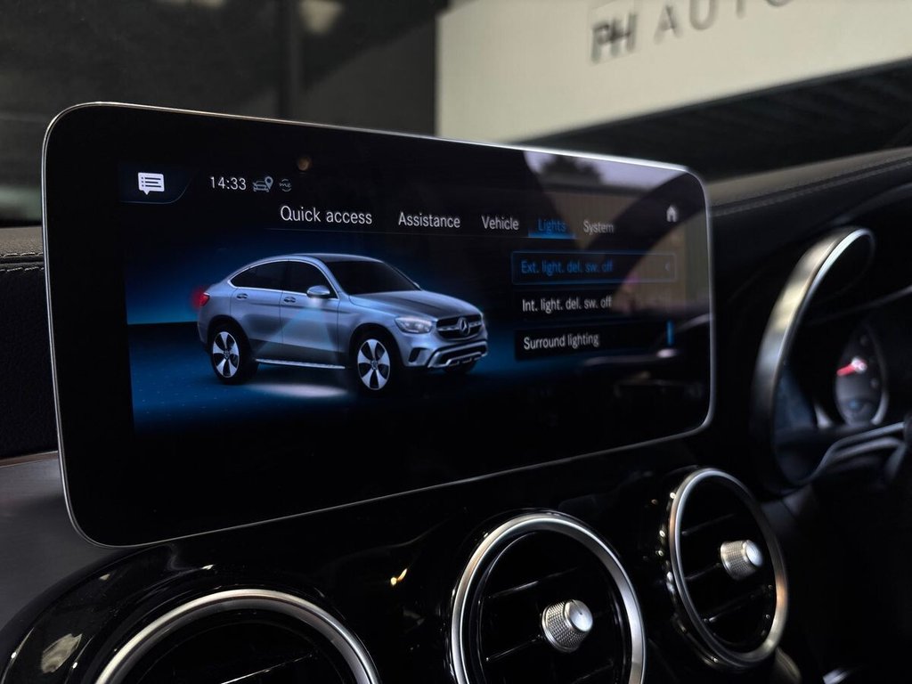 USED 2023 D MERCEDES-BENZ GLC 2.0 GLC300h MHEV AMG Line Coupe 5dr Petrol Hybrid G-Tronic+ 4MATIC Euro 6 (s/s) (272 ps) MERCEDES WARRANTY | CARPLAY
