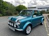 USED 1999 T ROVER MINI 1.3 Cooper Saloon 2dr Petrol Manual (164 g/km, 62 bhp)-Finished In Rare Hawaiian blue with a contrasting white roof and bonnet stripes-Rare Hawaiian Blue Leather Upholstery-Recent new RC40 exhaust, fan belt, heater matrix and recommended Yokohama A539 tyres-Just Over 41600 miles from new and cherished by a Mini enthusiast for the past eleven years. 