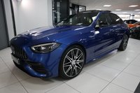 USED 2022 72 MERCEDES-BENZ C-CLASS 2.0 C43 MHEV AMG (Premium Plus) Saloon 4dr Petrol Hybrid G-Tronic+ 4MATIC Euro 6 (s/s) (408 ps) FMBSH+PANO+HUD+REAR STEER+360!