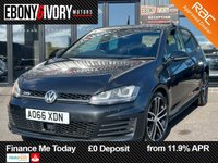 USED 2016 66 VOLKSWAGEN GOLF 2.0 TDI BlueMotion Tech GTD Hatchback 5dr Diesel DSG Euro 6 (s/s) (184 ps) 2 OWNERS FROM NEW 2 KEYS BOOK PACK SERVICED AS REQUIRED AND 1 YEAR MOT WITHIN THE SALE