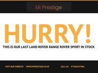USED 2017 S LAND ROVER RANGE ROVER SPORT 3.0 SD V6 HSE Dynamic SUV 5dr Diesel Auto 4WD Euro 6 (s/s) (306 ps) STEALTH-S/STEPS-R/CAM-F/LR/SH-R/ENT