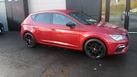 USED 2019 69 SEAT LEON 1.5 TSI EVO FR Black Edition Hatchback 5dr Petrol Manual Euro 6,CAT S IN 2020,MOT NOVEMBER. WAS SIDE DAMAGE,SAT-NAV,ALLOYS.