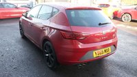 USED 2019 69 SEAT LEON 1.5 TSI EVO FR Black Edition Hatchback 5dr Petrol Manual Euro 6,CAT S IN 2020,MOT NOVEMBER. WAS SIDE DAMAGE,SAT-NAV,ALLOYS.