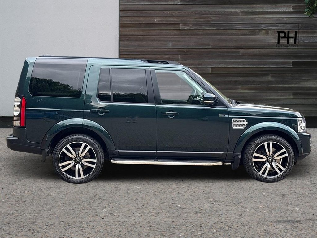 USED 2015 15 LAND ROVER DISCOVERY 4 3.0 SD V6 HSE Luxury SUV 5dr Diesel Auto 4WD Euro 5 (s/s) (255 bhp) AINTREE GREEN|JLR HISTORY