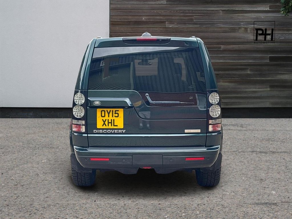 USED 2015 15 LAND ROVER DISCOVERY 4 3.0 SD V6 HSE Luxury SUV 5dr Diesel Auto 4WD Euro 5 (s/s) (255 bhp) AINTREE GREEN|JLR HISTORY