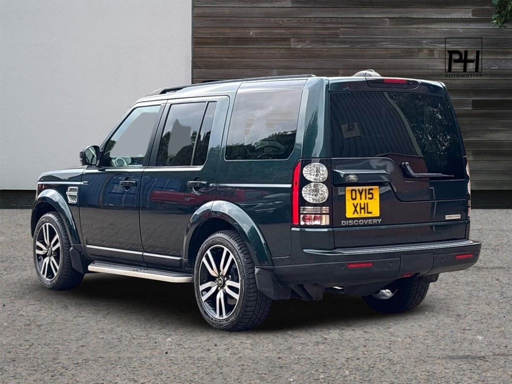 USED 2015 15 LAND ROVER DISCOVERY 4 3.0 SD V6 HSE Luxury SUV 5dr Diesel Auto 4WD Euro 5 (s/s) (255 bhp) AINTREE GREEN|JLR HISTORY