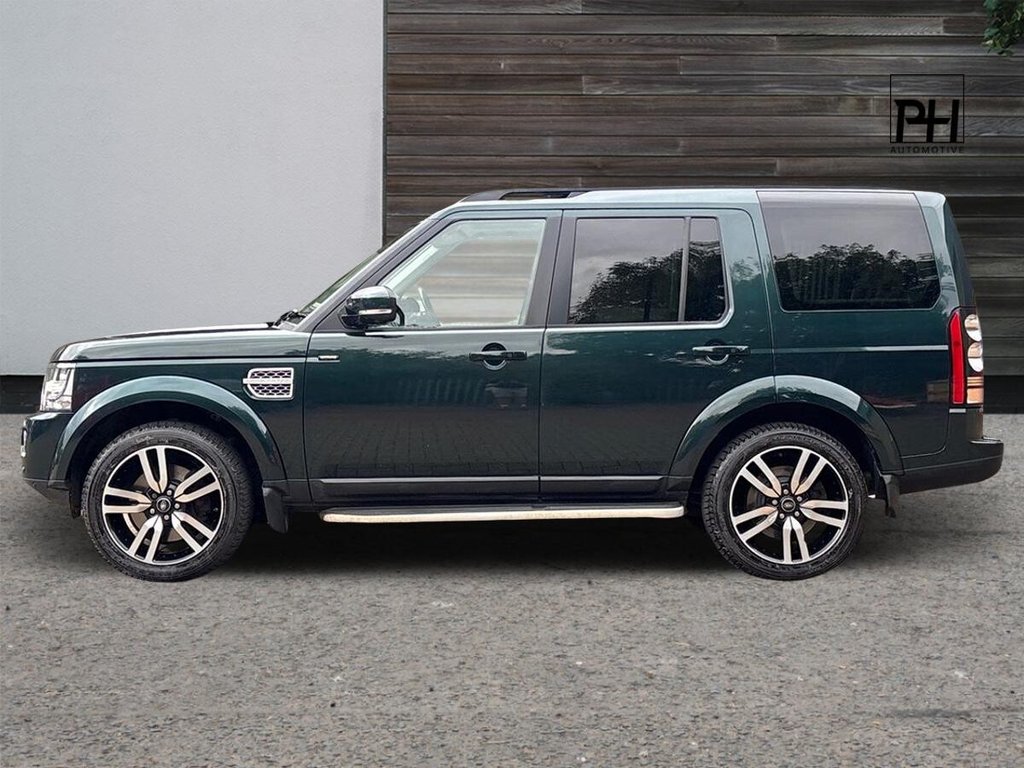 USED 2015 15 LAND ROVER DISCOVERY 4 3.0 SD V6 HSE Luxury SUV 5dr Diesel Auto 4WD Euro 5 (s/s) (255 bhp) AINTREE GREEN|JLR HISTORY