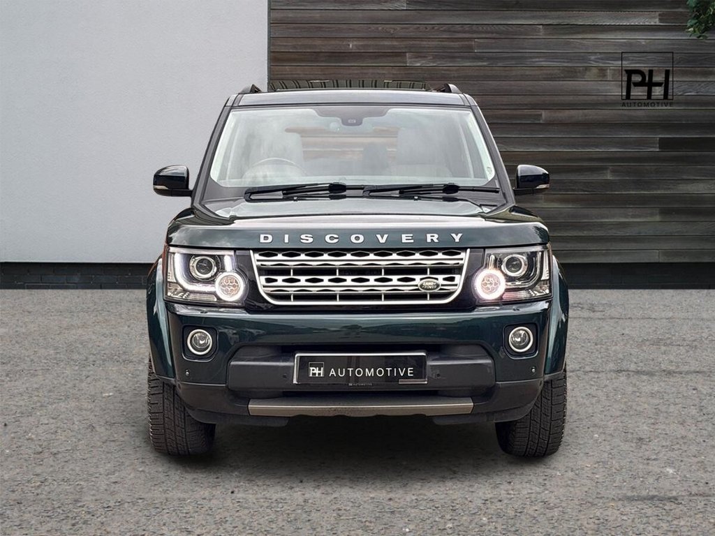 USED 2015 15 LAND ROVER DISCOVERY 4 3.0 SD V6 HSE Luxury SUV 5dr Diesel Auto 4WD Euro 5 (s/s) (255 bhp) AINTREE GREEN|JLR HISTORY