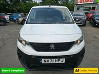 USED 2021 71 PEUGEOT PARTNER 1.5 BlueHDi LWB Panel Van 70.200 miles, 5 Speed Manual, Air Con, Bluetooth, ULEZ Euro 6 diesel, Full Service History, 1 owner. Final price +VAT @20%. With only one previous owner and a full service history, this 2021 Peugeot Partner Professional Premium is a reliable and well-maintained van. The Partner, with its 1.5L diesel engine and Euro 6 emission class, offers a blend of efficiency and practicality. This long wheelbase panel van comes with the BlueHDi 950 Professional Premium derivative and boasts twin sliding side doors for easy access. The interior features an 8in capacitive colour touchscreen with Connect DAB radio, Bluetooth, and a U