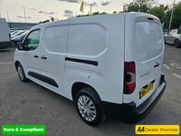 USED 2021 71 PEUGEOT PARTNER 1.5 BlueHDi LWB Panel Van 70.200 miles, 5 Speed Manual, Air Con, Bluetooth, ULEZ Euro 6 diesel, Full Service History, 1 owner. Final price +VAT @20%. With only one previous owner and a full service history, this 2021 Peugeot Partner Professional Premium is a reliable and well-maintained van. The Partner, with its 1.5L diesel engine and Euro 6 emission class, offers a blend of efficiency and practicality. This long wheelbase panel van comes with the BlueHDi 950 Professional Premium derivative and boasts twin sliding side doors for easy access. The interior features an 8in capacitive colour touchscreen with Connect DAB radio, Bluetooth, and a U