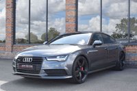 USED 2017 W AUDI A7 3.0 TDI V6 Black Edition Sportback 5dr Diesel S Tronic quattro Euro 6 (s/s) (272 ps) FULL HISTORY / DAYTONA GREY