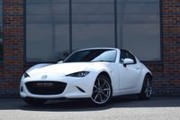 USED 2019 19 MAZDA MX-5 RF 2.0 SKYACTIV-G Sport Nav+ Convertible 2dr Petrol Manual Euro 6 (s/s) (184 ps) SNOWFLAKE WHITE METALLIC / FSH