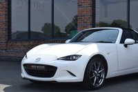 USED 2019 19 MAZDA MX-5 RF 2.0 SKYACTIV-G Sport Nav+ Convertible 2dr Petrol Manual Euro 6 (s/s) (184 ps) SNOWFLAKE WHITE METALLIC / FSH