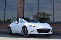 USED 2019 19 MAZDA MX-5 RF 2.0 SKYACTIV-G Sport Nav+ Convertible 2dr Petrol Manual Euro 6 (s/s) (184 ps) SNOWFLAKE WHITE METALLIC / FSH