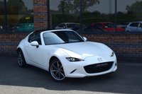 USED 2019 19 MAZDA MX-5 RF 2.0 SKYACTIV-G Sport Nav+ Convertible 2dr Petrol Manual Euro 6 (s/s) (184 ps) SNOWFLAKE WHITE METALLIC / FSH