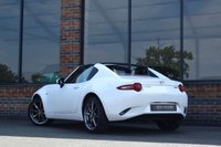 USED 2019 19 MAZDA MX-5 RF 2.0 SKYACTIV-G Sport Nav+ Convertible 2dr Petrol Manual Euro 6 (s/s) (184 ps) SNOWFLAKE WHITE METALLIC / FSH