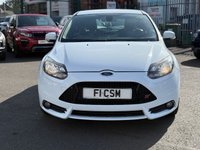USED 2014 14 FORD FOCUS 2.0T EcoBoost ST-2 Hatchback 5dr Petrol Manual Euro 5 (s/s) (250 ps) A TRULY STUNNING ADDITION TO OUR FORECOURT FINISHED IN EVER POPULAR WHITE PAINT+ONLY 1 FORMER KEEPER+SERVICE HISTORY+HALF LEATHER INTERIOR+PARK ASSIST+CLIMATE CONTROL+18 INCH ALLOY WHEELS+BLUETOOTH+1 FULL YEARS MOT PRIOR TO COLLECTION+CALL NOW TO ARRANGE A VIEWING!!!!!!!!!!!!!!!!!!!!!!!!!!!!!!!!!!!!!!!!!
