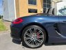 USED 2014 64 PORSCHE BOXSTER 2.7 981 Convertible 2dr Petrol PDK Euro 6 (s/s) (265 ps)-Factory Extras Worth &pound;8,114-Finished In Dark Blue Metallic-Half Grey Leather/Alcantara Upholstery-Heated Seats-20 Inch 911 Turbo Alloy Wheels-Cruise Control-Wind Deflector-Climate Control-Bi Xenon Headlights-Bluetooth-Front & Rear Park Assist-Bose Surround Sound System-Mfsw-Yatching Blue Seat Belts-Sports Exhaust System-Stunning Looking  Boxster. 