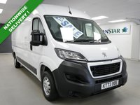 USED 2023 73 PEUGEOT BOXER 335 2.2 BLUEHDI 140 BHP L3 H2 PROFESSIONAL PREMIUM + ( SAT NAV ) 1 OWNER | SAT NAV | L3 LONG | AIR CON