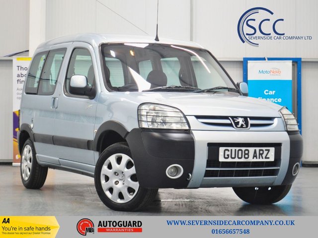 2008 08 Peugeot Partner 1.6 HDi Escapade MPV 5dr Diesel Manual (140 g/km, 90 bhp)