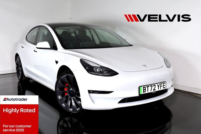 2022 72 Tesla Model 3 (Dual Motor) Performance Saloon 4dr Electric Auto 4WDE (Performance Upgrade) (449 bhp)