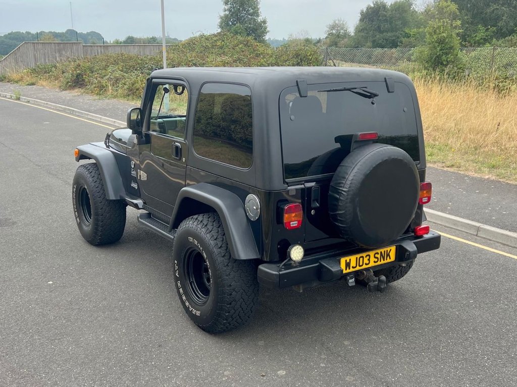 USED 2003 03 JEEP WRANGLER 4.0 SPORT 3dr comes with Soft Top // Manual // 4x4 // (302 g/km, 174 bhp) // px swap 