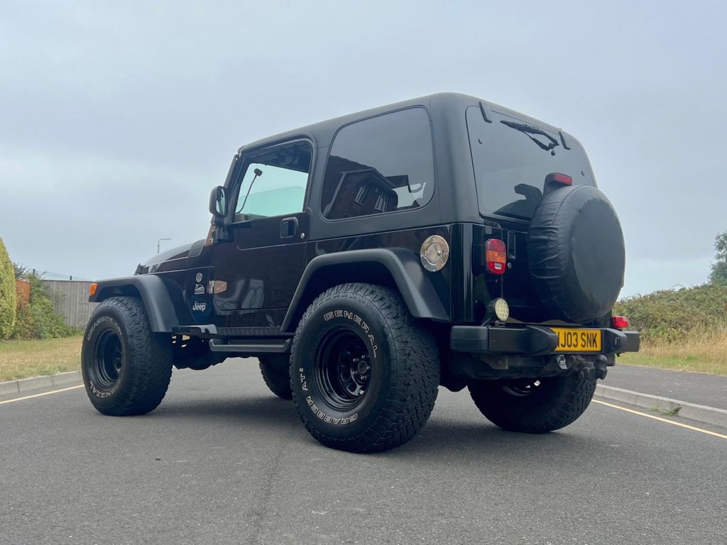 USED 2003 03 JEEP WRANGLER 4.0 SPORT 3dr comes with Soft Top // Manual // 4x4 // (302 g/km, 174 bhp) // px swap 