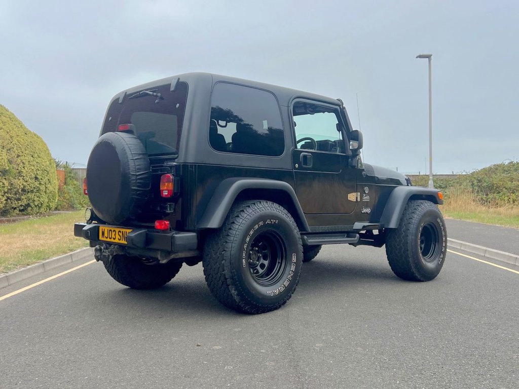 USED 2003 03 JEEP WRANGLER 4.0 SPORT 3dr comes with Soft Top // Manual // 4x4 // (302 g/km, 174 bhp) // px swap 