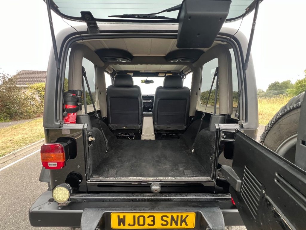 USED 2003 03 JEEP WRANGLER 4.0 SPORT 3dr comes with Soft Top // Manual // 4x4 // (302 g/km, 174 bhp) // px swap 
