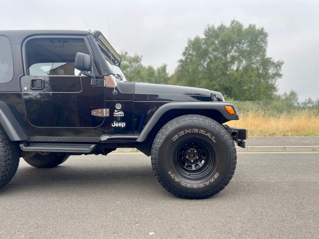 USED 2003 03 JEEP WRANGLER 4.0 SPORT 3dr comes with Soft Top // Manual // 4x4 // (302 g/km, 174 bhp) // px swap 