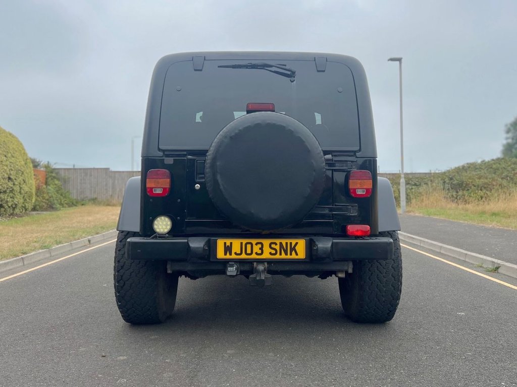 USED 2003 03 JEEP WRANGLER 4.0 SPORT 3dr comes with Soft Top // Manual // 4x4 // (302 g/km, 174 bhp) // px swap 