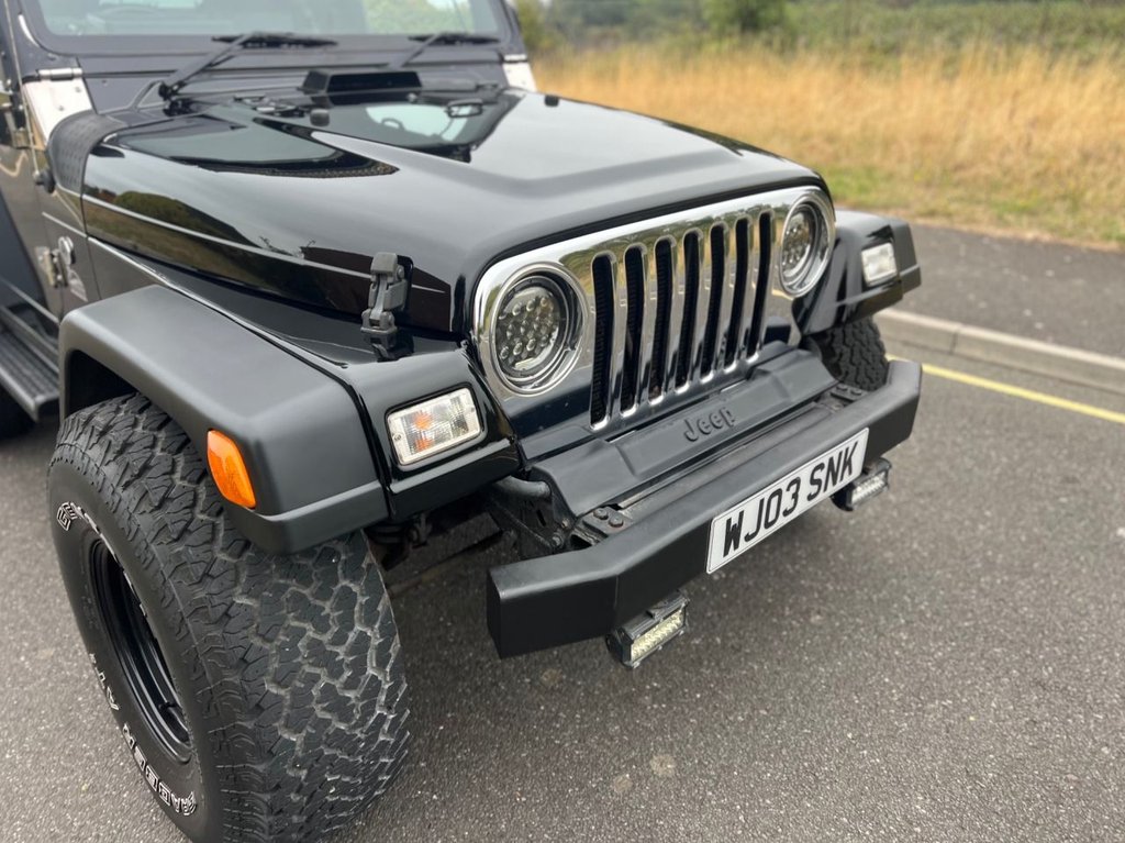 USED 2003 03 JEEP WRANGLER 4.0 SPORT 3dr comes with Soft Top // Manual // 4x4 // (302 g/km, 174 bhp) // px swap 