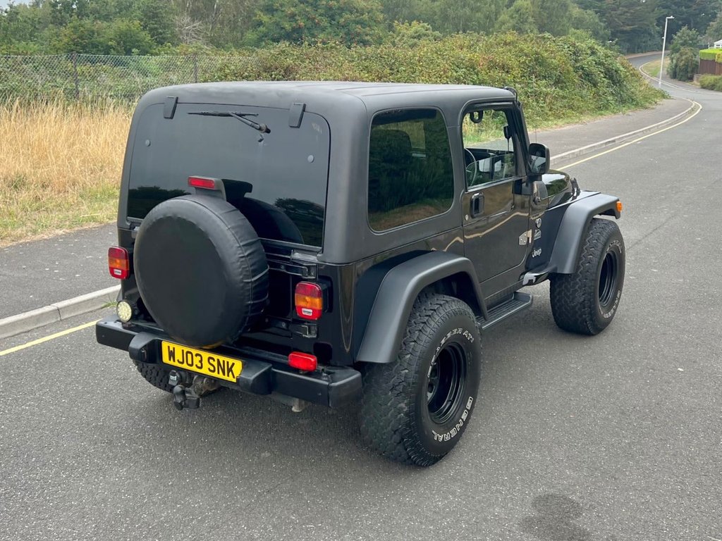 USED 2003 03 JEEP WRANGLER 4.0 SPORT 3dr comes with Soft Top // Manual // 4x4 // (302 g/km, 174 bhp) // px swap 