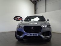 USED 2019 69 JAGUAR F-PACE 2.0 D180 Chequered Flag SUV 5dr Diesel Auto AWD Euro 6 (s/s) (180 ps) SAT NAV LEATHER PAN ROOF CRUISE CAMERA