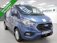 USED 2023 23 FORD TRANSIT CUSTOM 300 2.0 EBL 130 BHP SWB LIMITED EDITON ( NO VAT ! ) 300 WEIGHT | CARPLAY | AIR CON | NO VAT