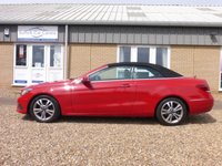 USED 2014 14 MERCEDES-BENZ E-CLASS 2.1 E220 BlueTEC SE Cabriolet 2dr Diesel G-Tronic+ Euro 6 (s/s) (177 ps) www.suffolkcarcentre.co.uk - Located at Reydon