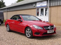 USED 2014 14 MERCEDES-BENZ E-CLASS 2.1 E220 BlueTEC SE Cabriolet 2dr Diesel G-Tronic+ Euro 6 (s/s) (177 ps) www.suffolkcarcentre.co.uk - Located at Reydon