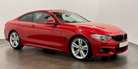USED 2014 64 BMW 4 SERIES 3.0 435i M Sport Coupe 2dr Petrol Auto Euro 6 (s/s) (306 ps) Striking Melbourne Red Metallic, Full Black Leather, Glass Sunroof, Adaptive Sport Suspension, Hosting a Huge Specification
