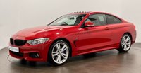 USED 2014 64 BMW 4 SERIES 3.0 435i M Sport Coupe 2dr Petrol Auto Euro 6 (s/s) (306 ps) Striking Melbourne Red Metallic, Full Black Leather, Glass Sunroof, Adaptive Sport Suspension, Hosting a Huge Specification