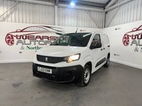 USED 2023 23 PEUGEOT PARTNER 1.5 BlueHDi 1000 Professional Premium + Standard Panel Van 5dr Diesel Manual SWB Euro 6 (s/s) (100 bhp) 2 keys, 3 seats, DAB radio, A/C