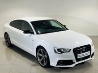 USED 2015 15 AUDI A5 2.0 TDI Black Edition Plus Sportback 5dr Diesel Multitronic Euro 5 (s/s) (150 ps) Heated Seats | Cruise Control | Sat Nav | Bluetooth Media | Ibis White