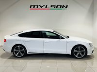 USED 2015 15 AUDI A5 2.0 TDI Black Edition Plus Sportback 5dr Diesel Multitronic Euro 5 (s/s) (150 ps) Heated Seats | Cruise Control | Sat Nav | Bluetooth Media | Ibis White