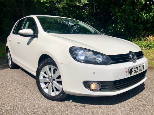2012 62 Volkswagen Golf 1.4 TSI Match Hatchback 5dr Petrol Manual Euro 5 (122 ps) 1 LADY OWNER SINCE NOV 2013 WITH ONLY 33,000 MILES AND X12 SERVICE HISTORY STAMPS//MULTI FUNCTION STEERING WHEEL//AIR-CON//ALLOYS//X4 ELECTRIC WINDOWS//X11 AIRBAGS//FRONT AND REAR PARK SENSORS//FRONT SPOT LIGHTS//X2 REMOTE LOCKING KEYS//STUNNING CONDITION FOR THE YEAR INSIDE AND OUT//NEW BRAKE DISCS AND PADS RECENTLY FITTED/JUST MOT'D WITH ADVISORIES RECTIFIED 