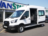 USED 2022 72 FORD TRANSIT 350 2.0 EBL 130 BHP LONG H3 EXTRA HIGH CREWCAB 6 SEATER ( AIR CON ) 1 OWNER | AIR CON | 6 SEATER | HIGH ROOF