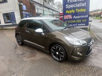 USED 2013 63 CITROEN DS3 2013/63 1.6 e-HDi Airdream DStyle Plus Hatchback 3dr Diesel Manual Euro 5 (s/s) (90 ps), One owner from new, low tax band 